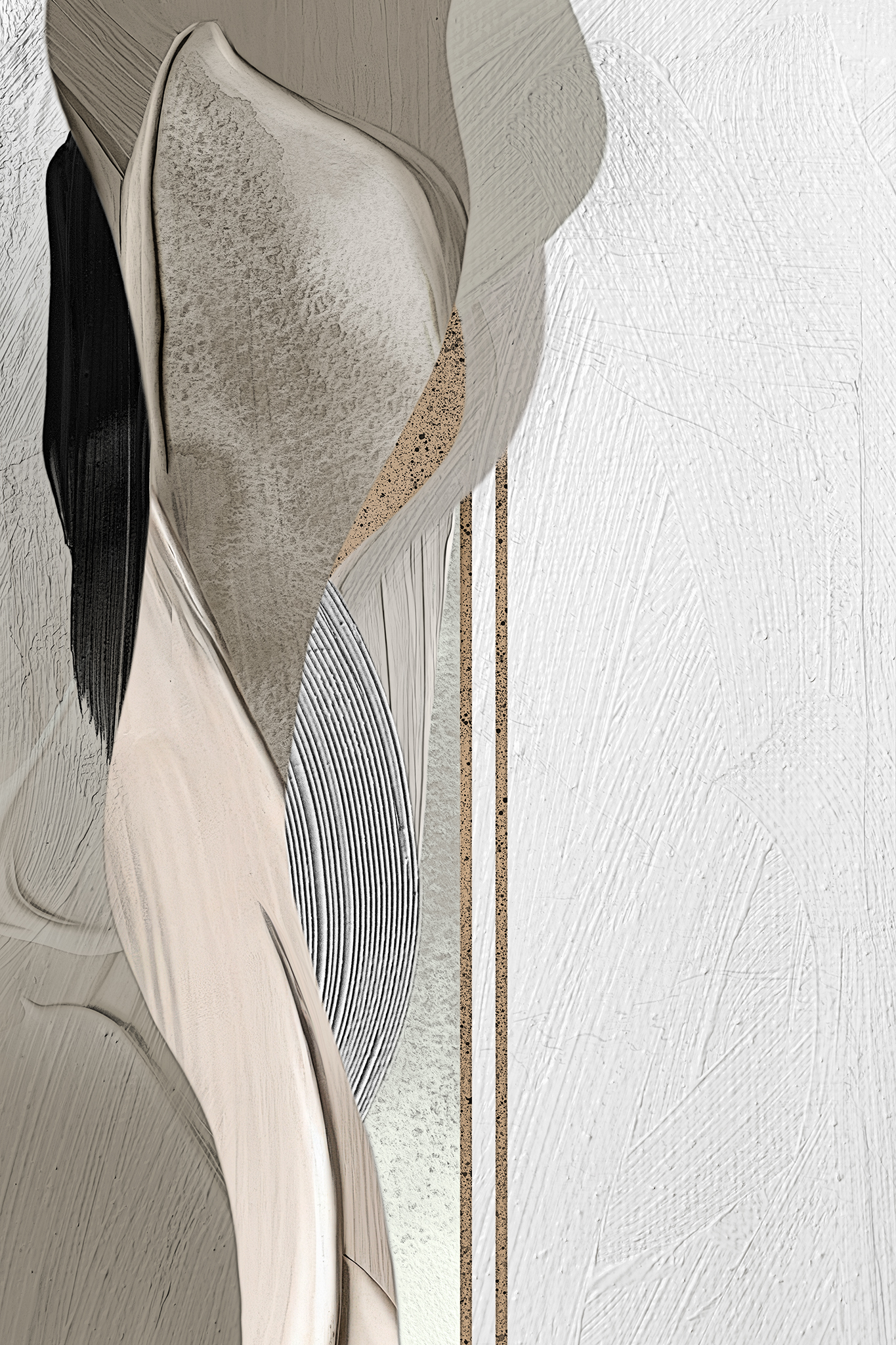 Between Currents (1) 4 Between Currents (1) abstract art by Steve Anderson