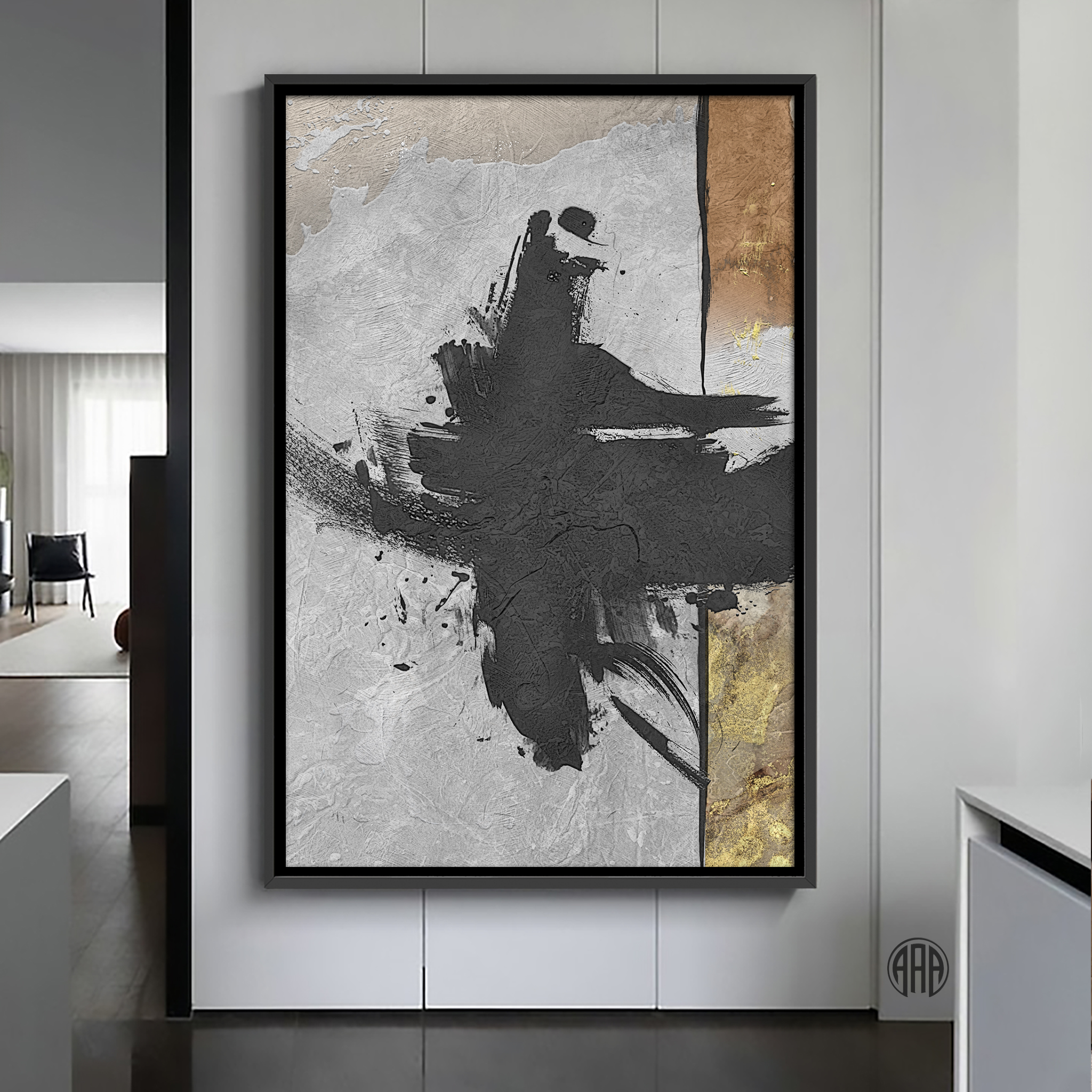 Black Path of Grace 5 Black Path of Grace abstract art by Steve Anderson