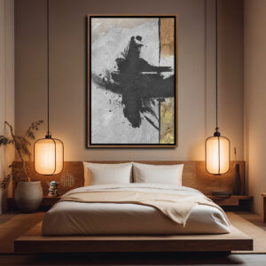 Black Path of Grace abstract art by Steve Anderson