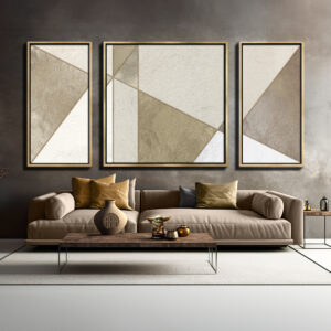Divine Proportions (Triptych Set) abstract art by Steve Anderson