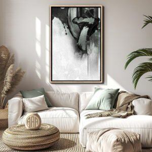 Ebony and Sage Dance abstract art by Steve Anderson