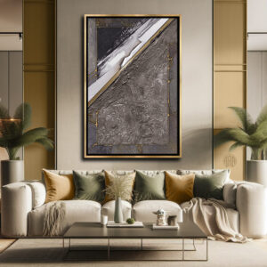 Gilded Touch of Earth abstract art by Steve Anderson