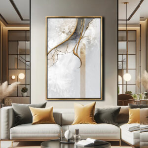 Gold and Grey Seduction (2) abstract art by Steve Anderson