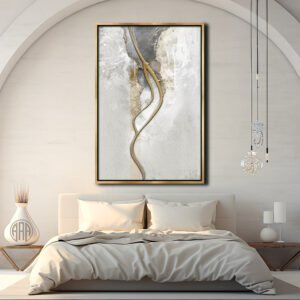 Gold and Grey Seduction (1) abstract art by Steve Anderson