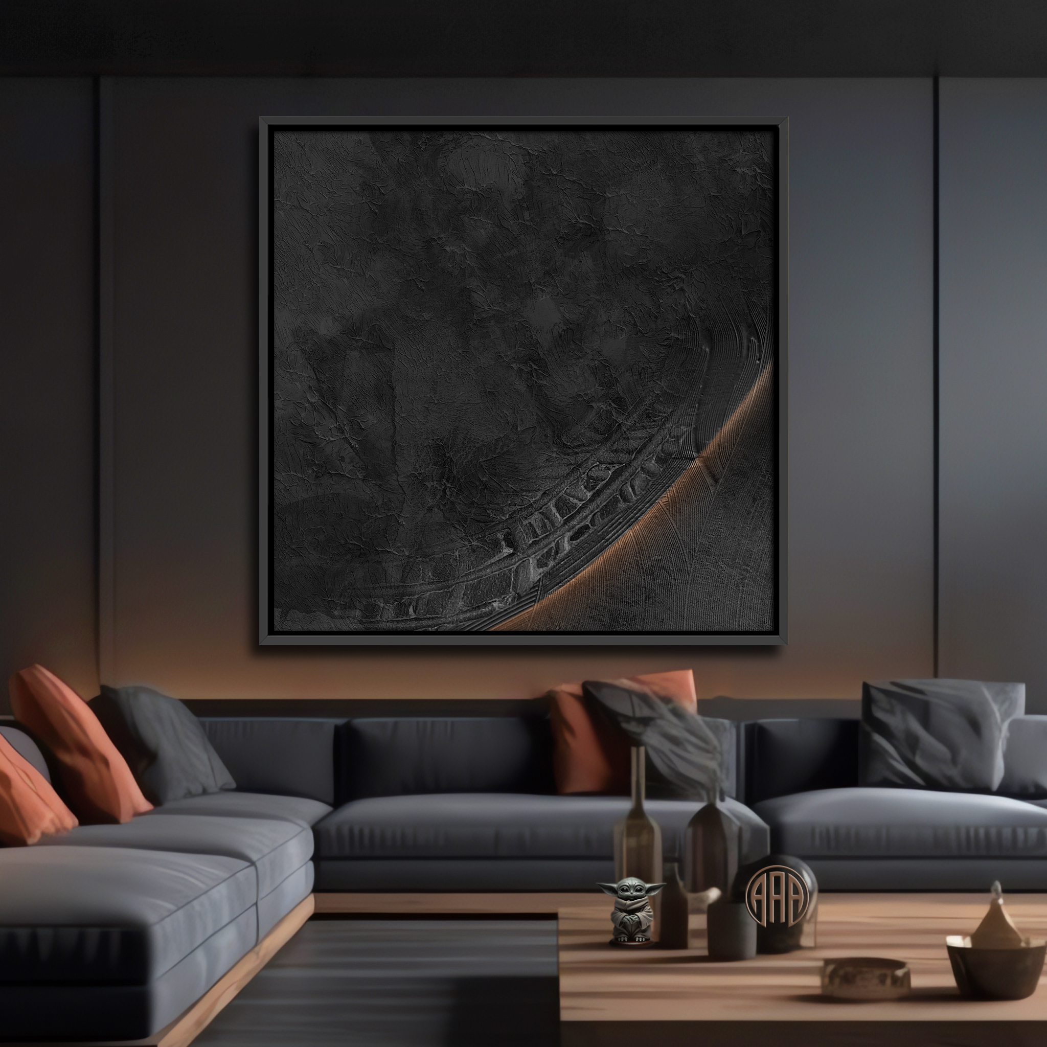 Golden Path of Seduction abstract art by Steve Anderson