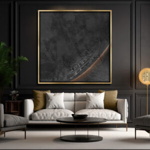 Golden Path of Seduction abstract art by Steve Anderson