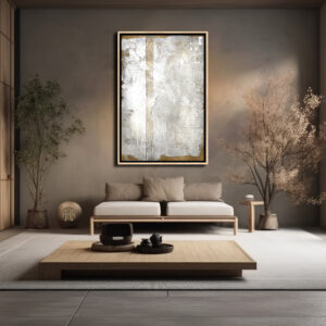 Golden Traces of Time abstract art by Steve Anderson