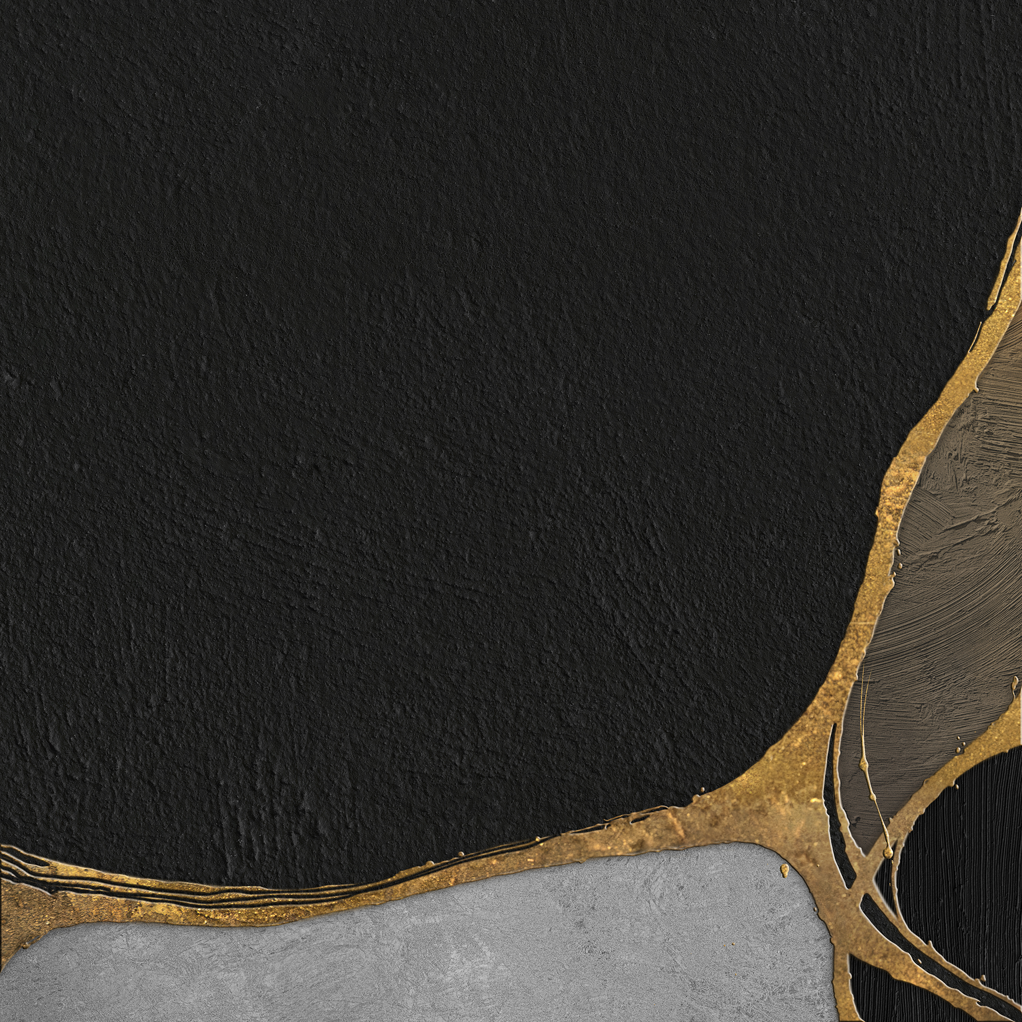 Midnight Elegance 9 Midnight Elegance abstract art detail by Steve Anderson