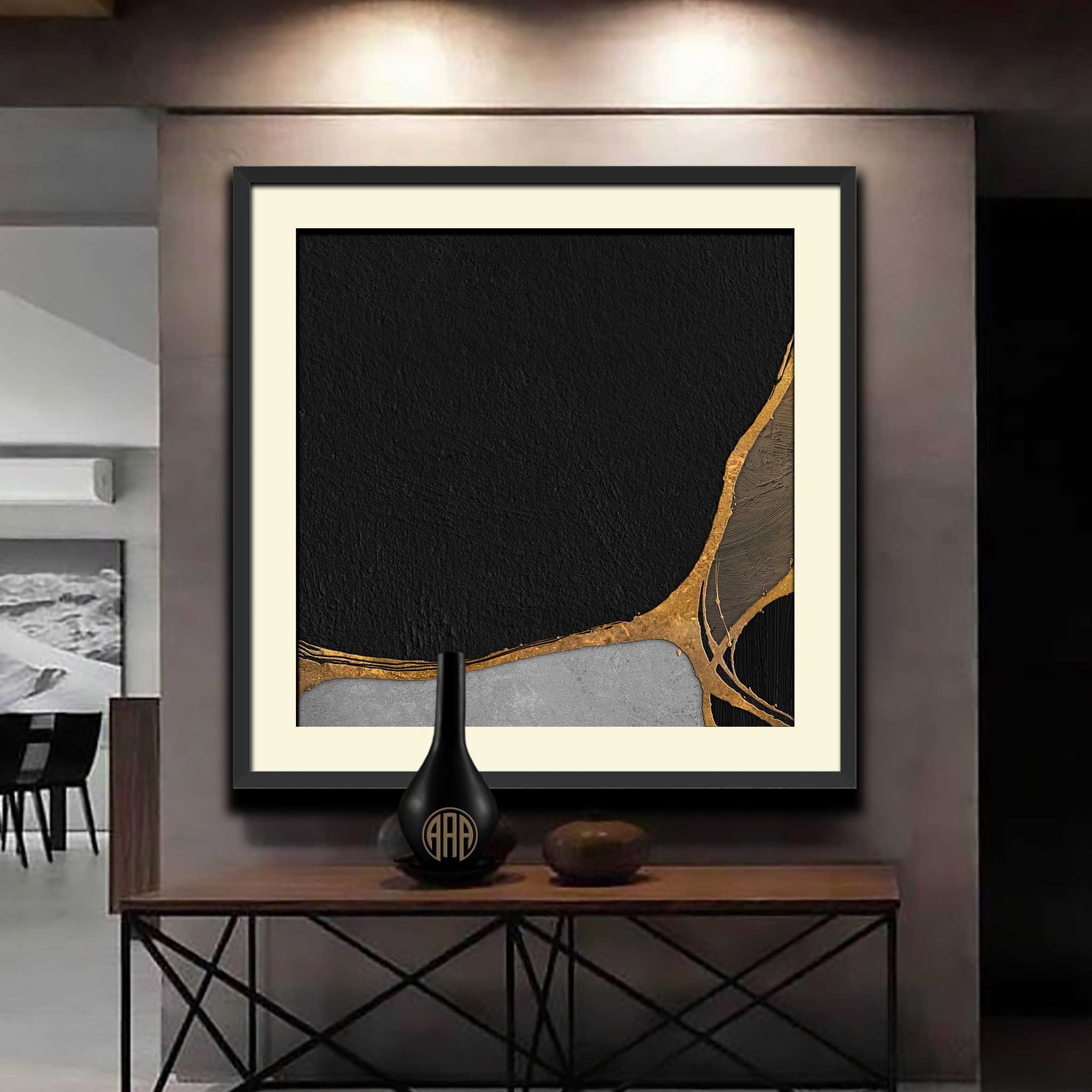 Midnight Elegance 8 Midnight Elegance abstract art by Steve Anderson