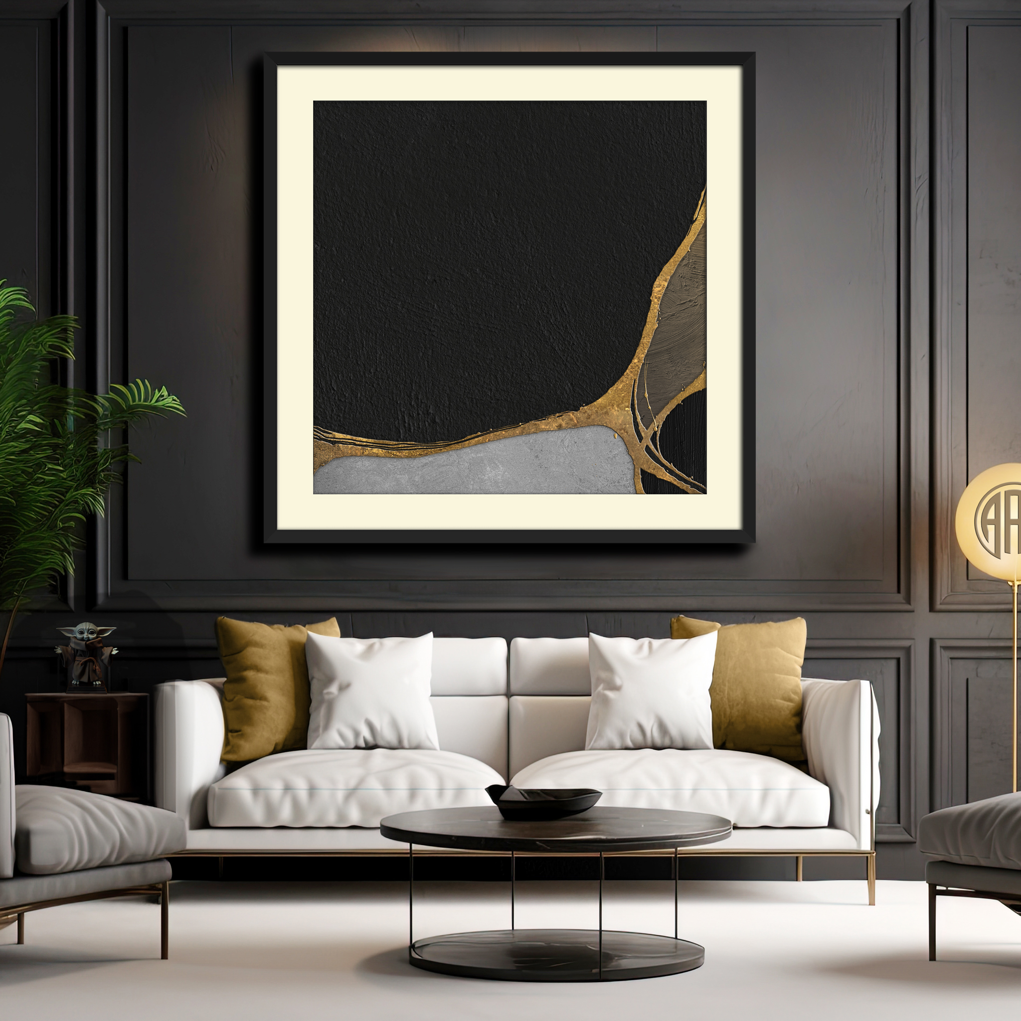 Midnight Elegance 4 Midnight Elegance abstract art by Steve Anderson