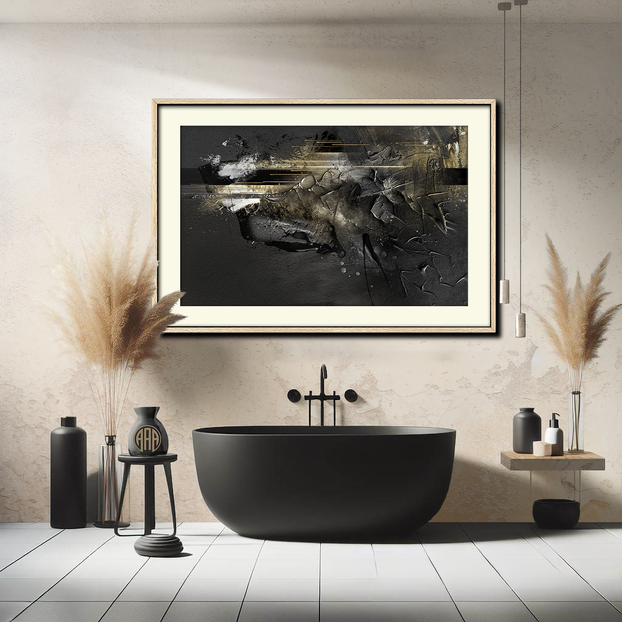 Midnight Gold 5 Midnight Gold abstract art by Steve Anderson