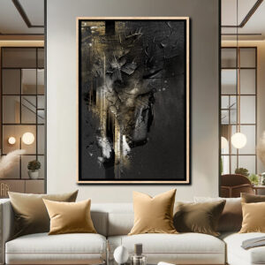 Midnight Gold abstract art by Steve Anderson