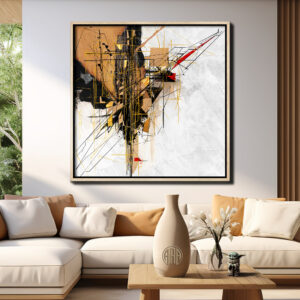 Red Vector abstract art by Steve Anderson