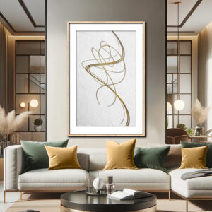 Sensual Minimalist Flow abstract art by Steve Anderson