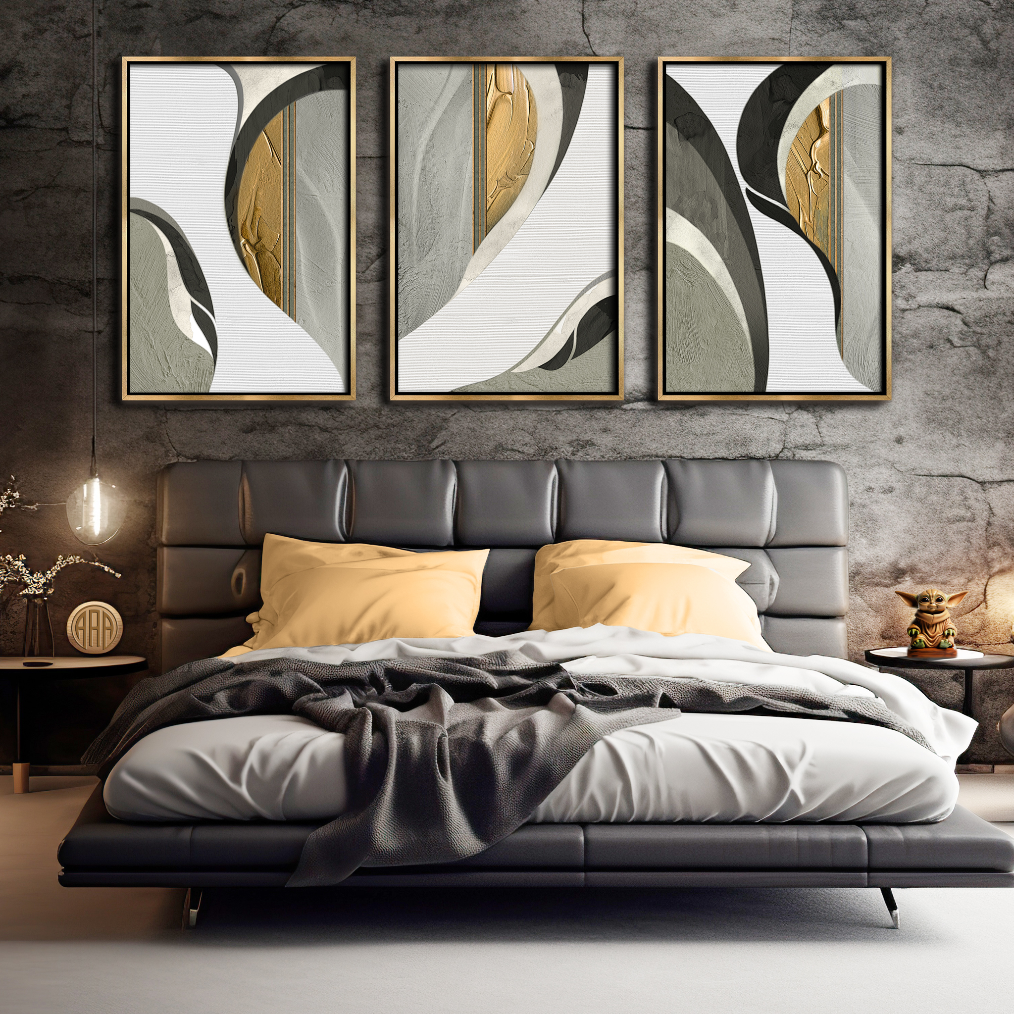 Tempting Entanglement (Triptych Set) 3 Tempting Entanglement (Triptych Set) abstract art by Steve Anderson