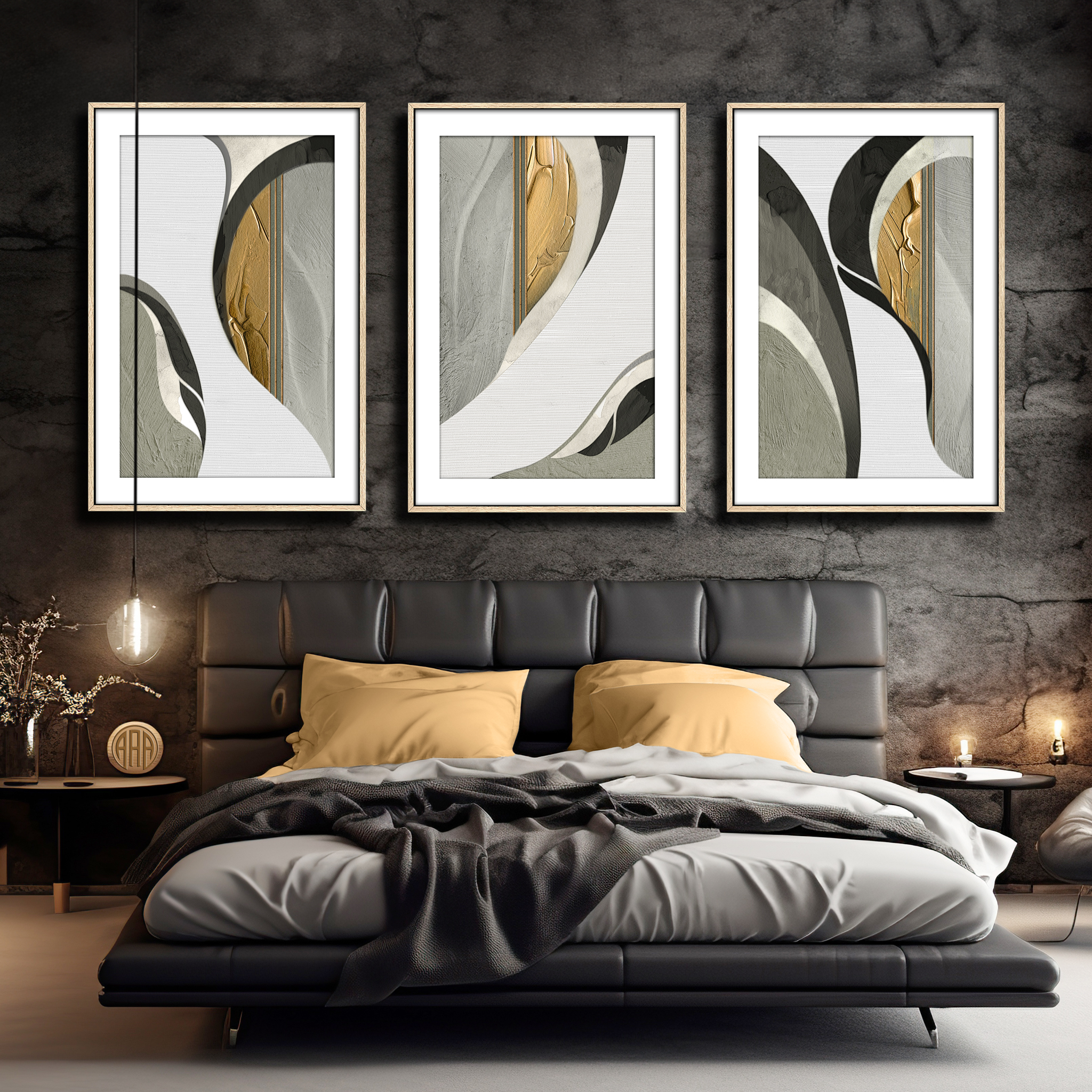 Tempting Entanglement (Triptych Set) 2 Tempting Entanglement (Triptych Set) abstract art by Steve Anderson