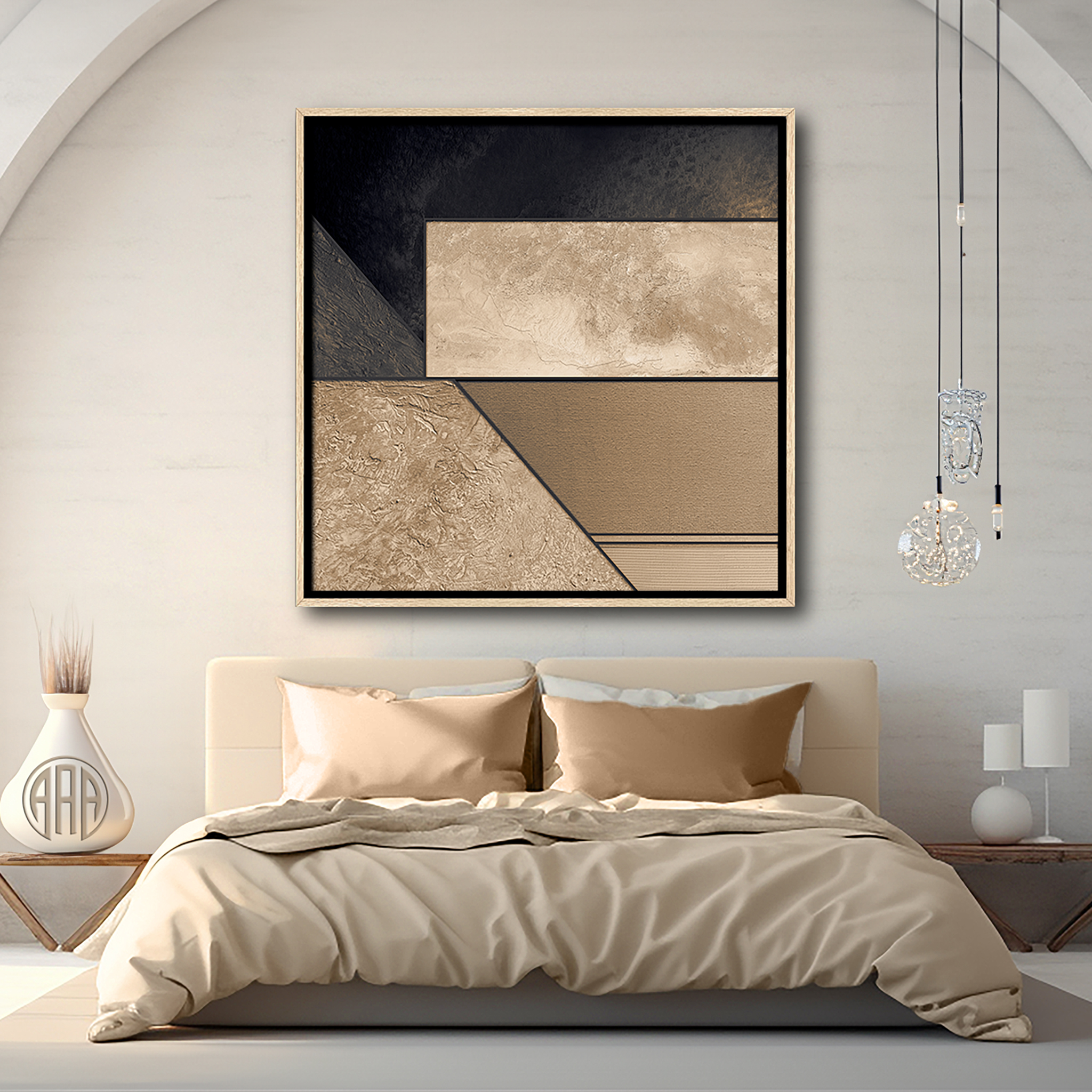 Textured Gold Horizons 6 Textured Gold Horizons abstract art by Steve Anderson