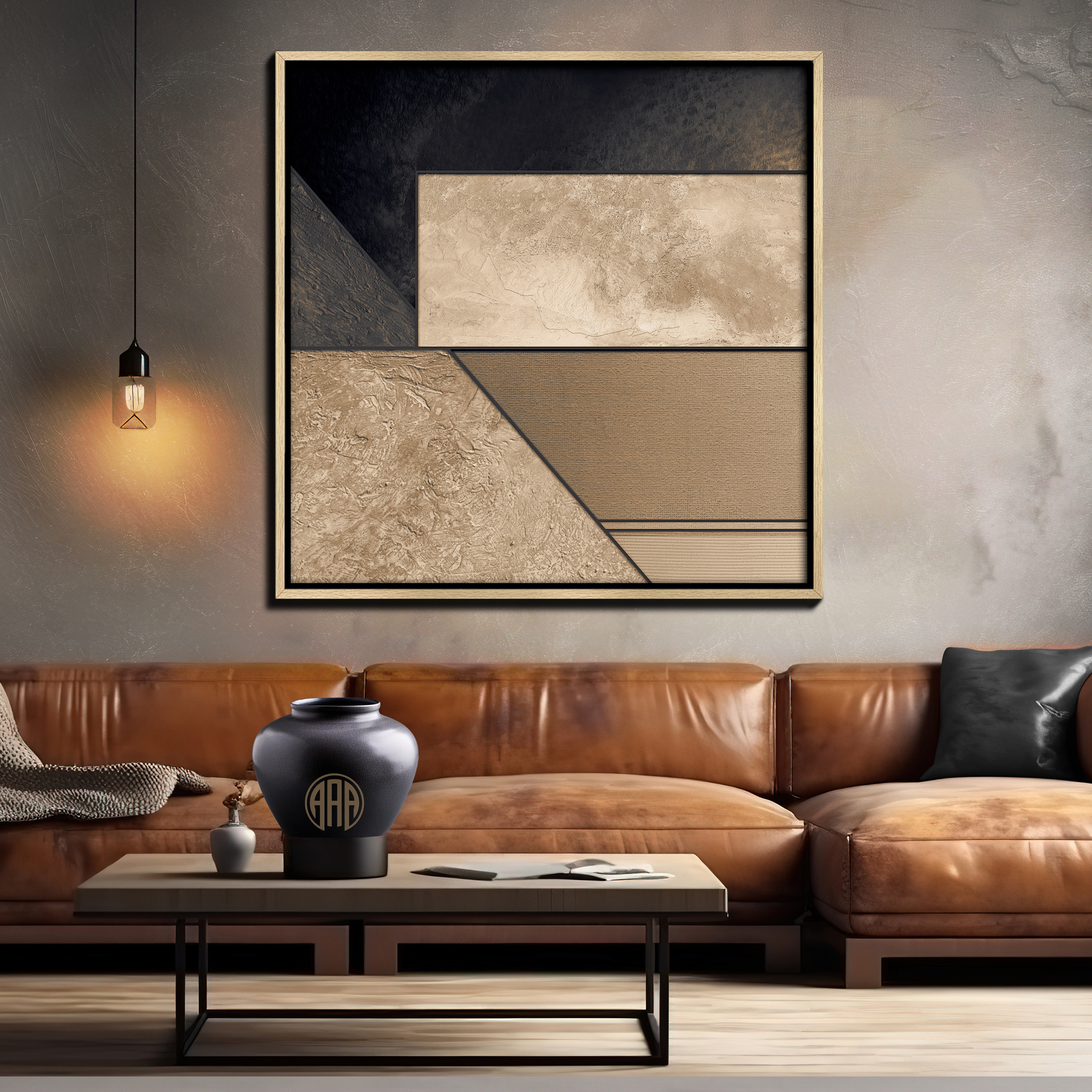 Textured Gold Horizons 2 Textured Gold Horizons abstract art by Steve Anderson